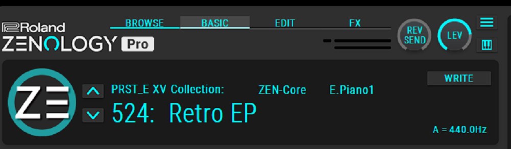 ZENOLOGY PRO interface