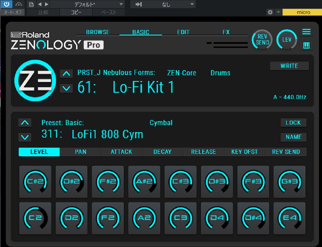 ZENOLOGY PRO drum kit