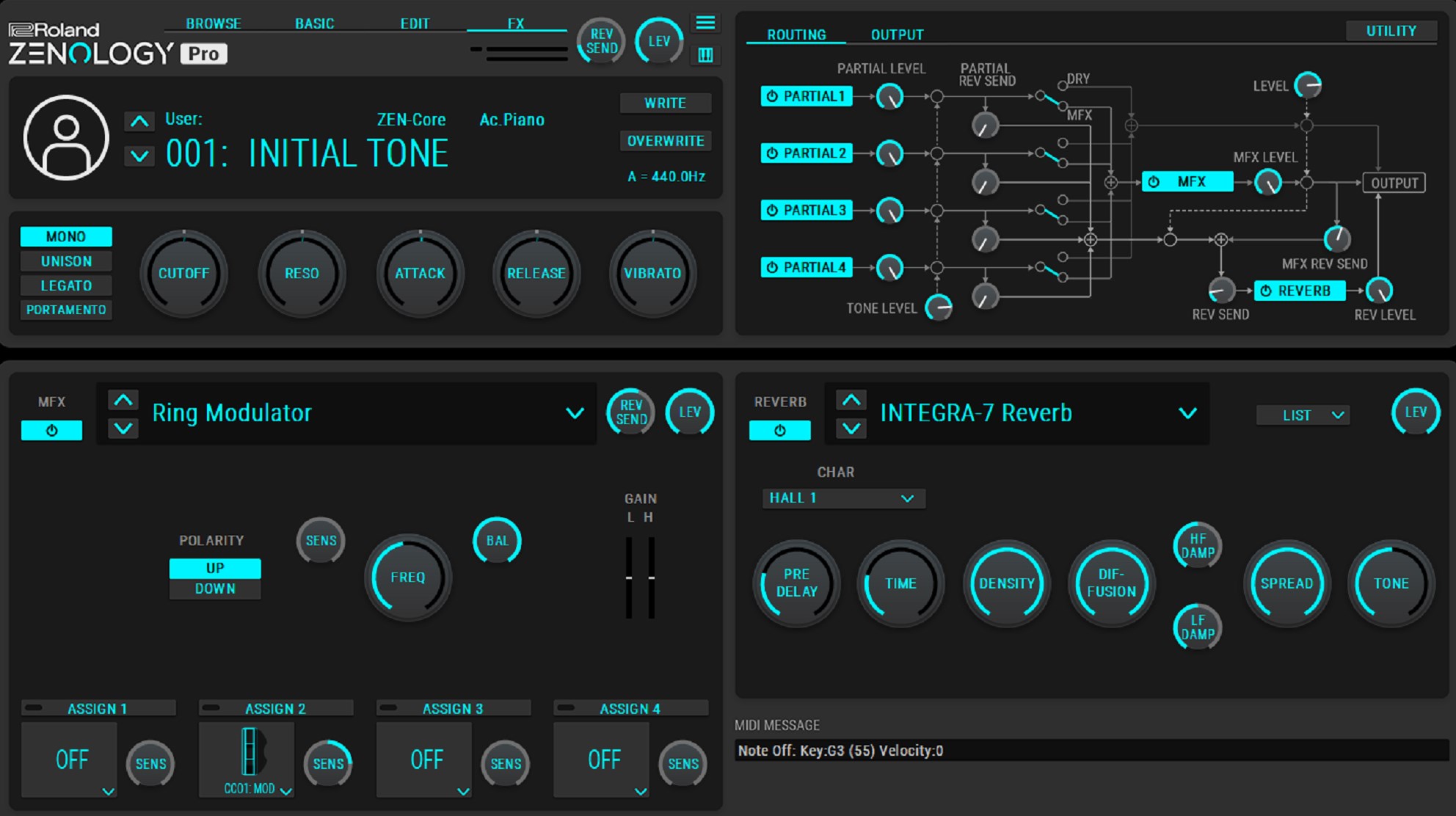 ZENOLOGY PRO effects section